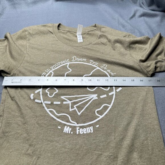 Bella Canvas Mr. Feeny Unisex Size Small Tee Shirt Graphic Gray Preowned - Picture 8 of 11